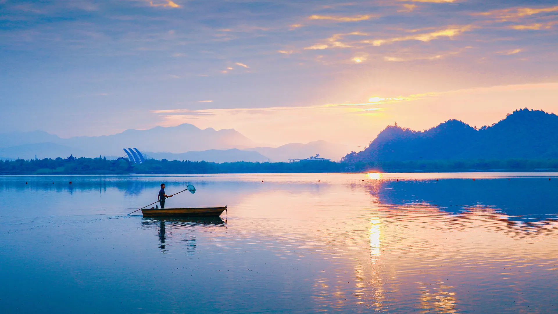 灵湖景区（Linghu Park）—— 台州 “小西湖”，城市生态会客厅